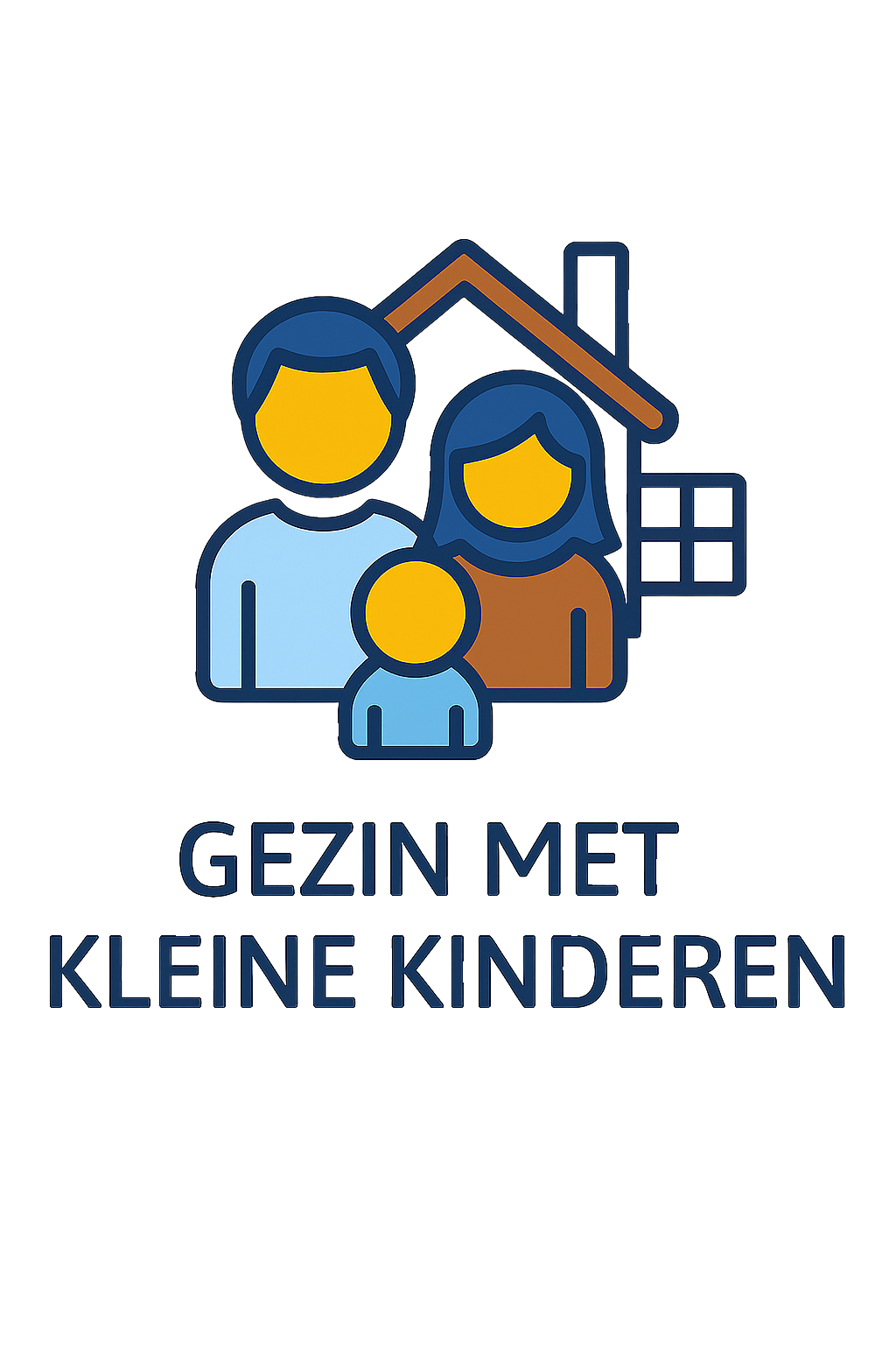 Gezin met kleine kinderen